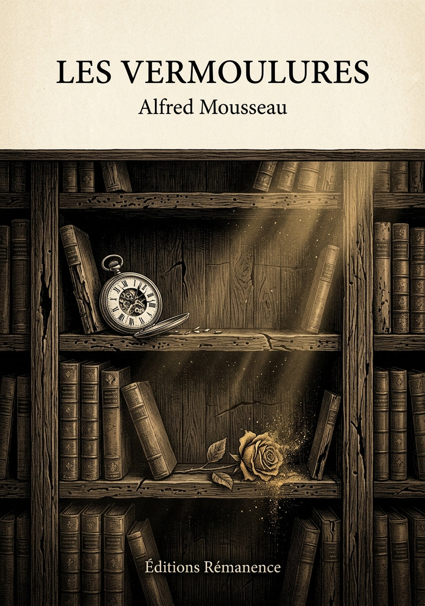 Livre Les vermoulures par Alfred Mousseau - Couverture - Editions Remanence
