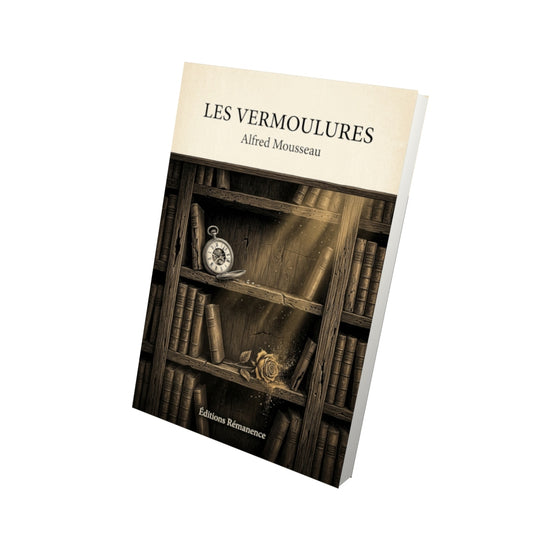 Livre Les vermoulures par Alfred Mousseau - Vue 3D - Editions Remanence