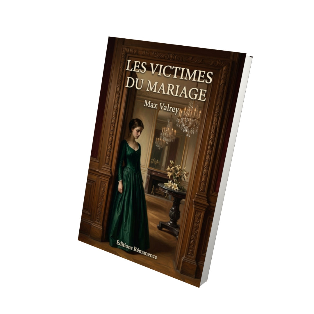 Livre Les Victimes du mariage par Max Valrey - Vue 3D - Editions Remanence