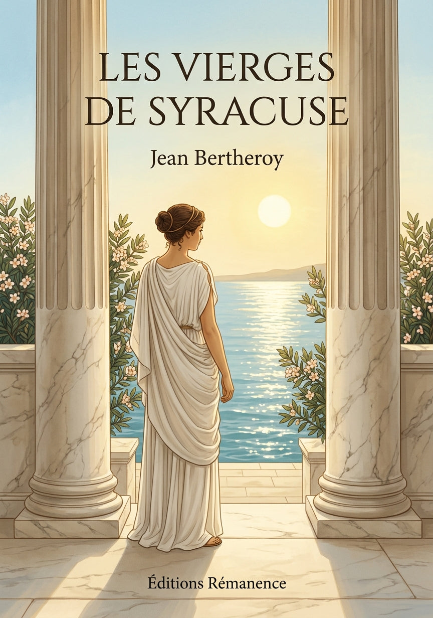 Livre Les Vierges de Syracuse par Jean Bertheroy - Couverture - Editions Remanence