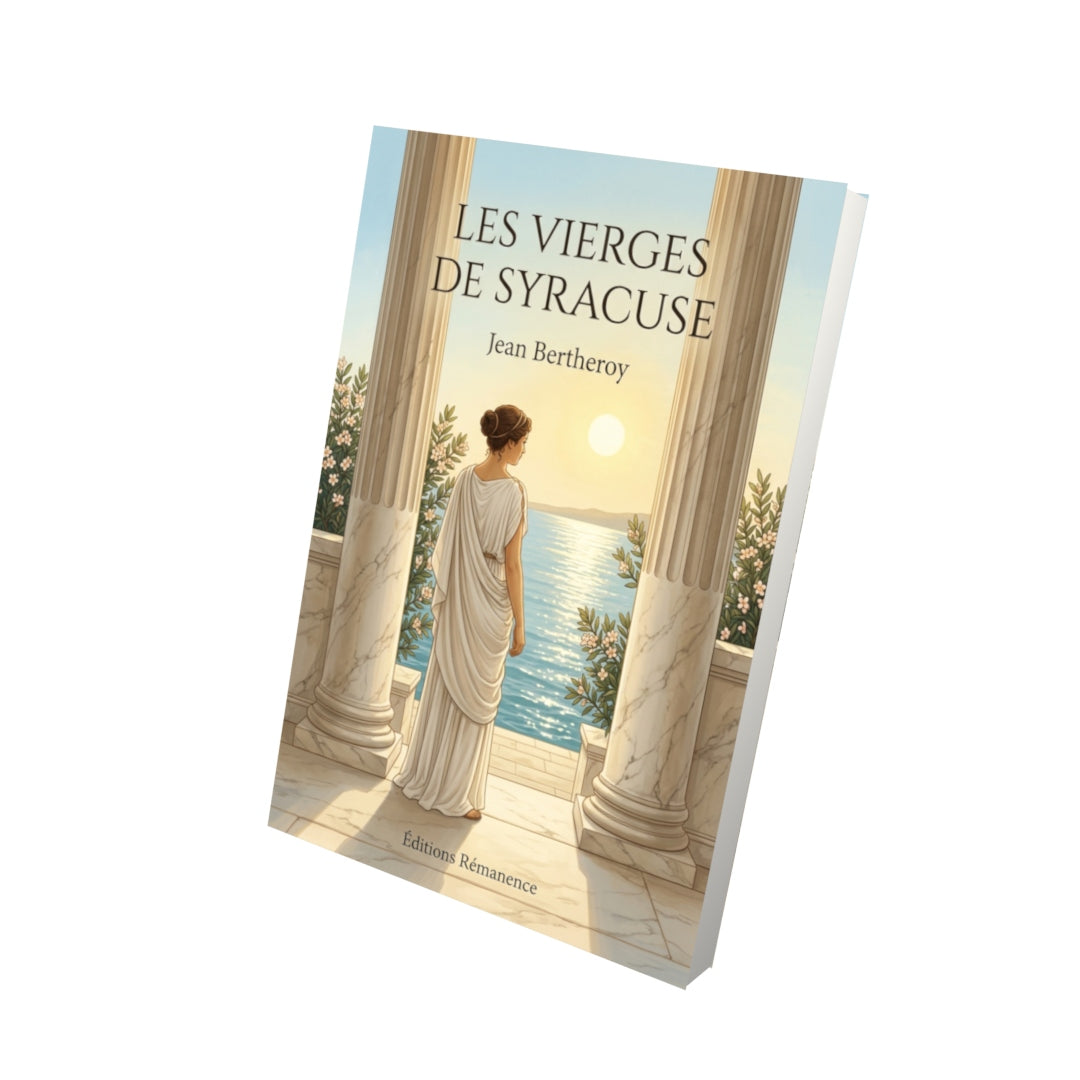 Livre Les Vierges de Syracuse par Jean Bertheroy - Vue 3D - Editions Remanence