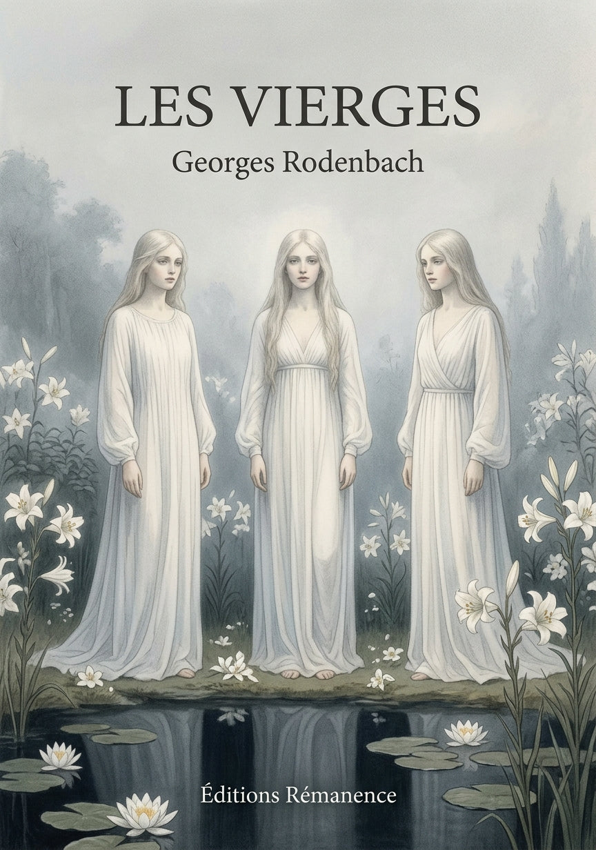 Livre Les Vierges par Georges Rodenbach - Couverture - Editions Remanence