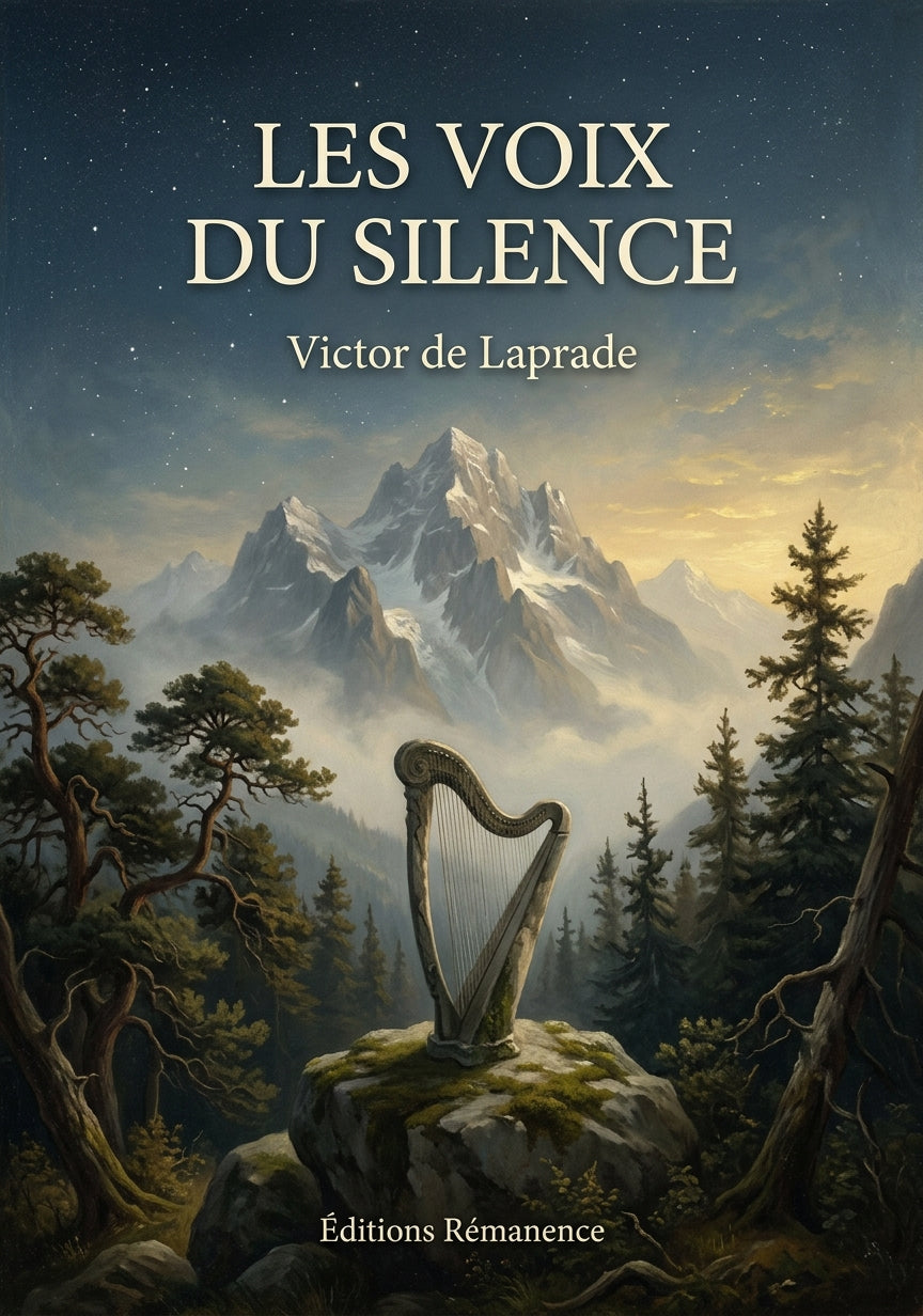 Livre Les Voix du silence par Victor de Laprade - Couverture - Editions Remanence