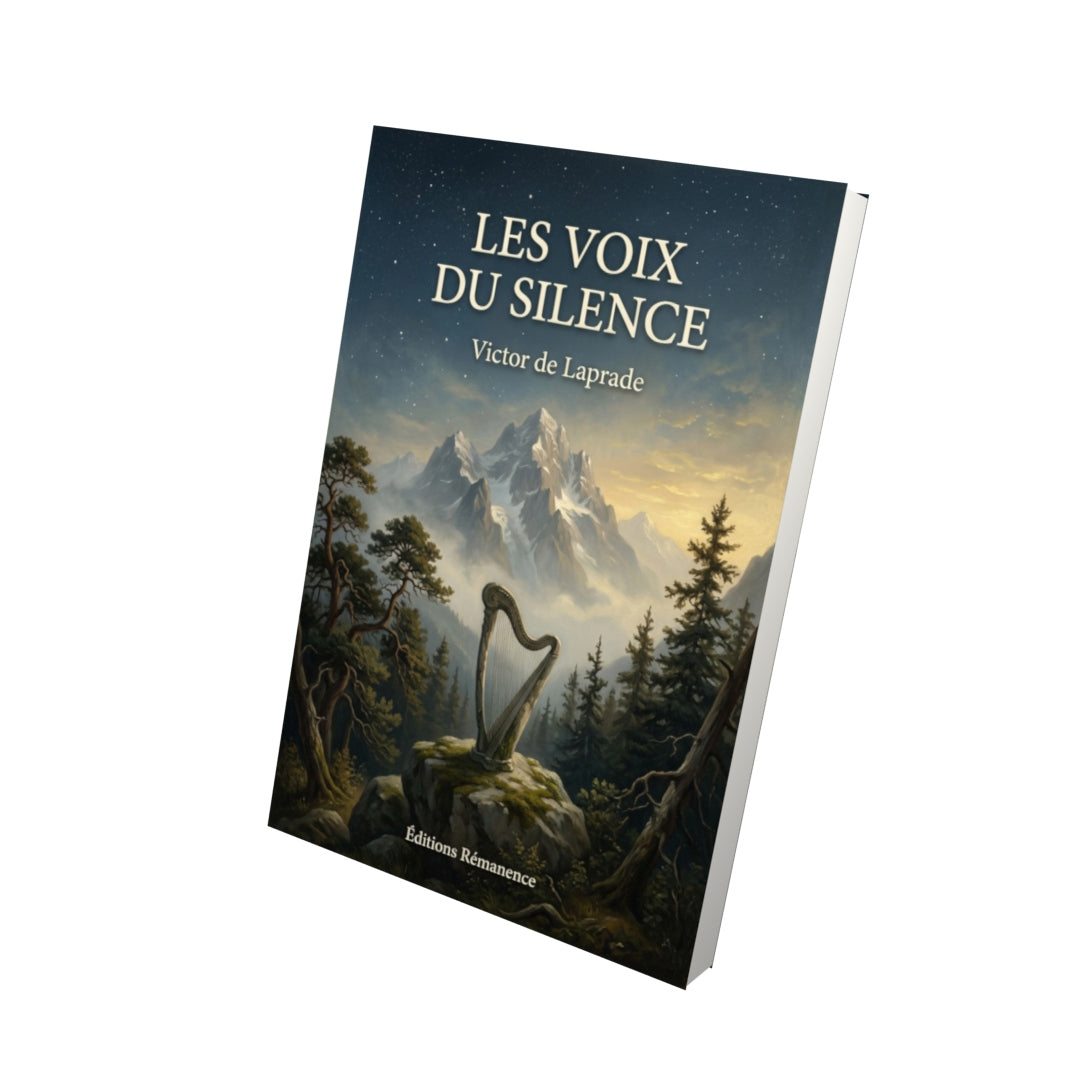 Livre Les Voix du silence par Victor de Laprade - Vue 3D - Editions Remanence