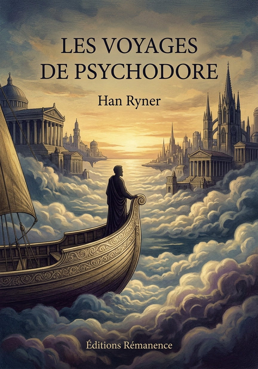 Livre Les Voyages de Psychodore par Han Ryner - Couverture - Editions Remanence