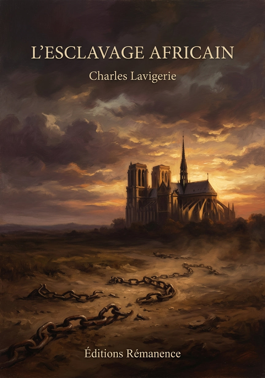 Livre L’Esclavage africain par Charles Lavigerie - Couverture - Editions Remanence