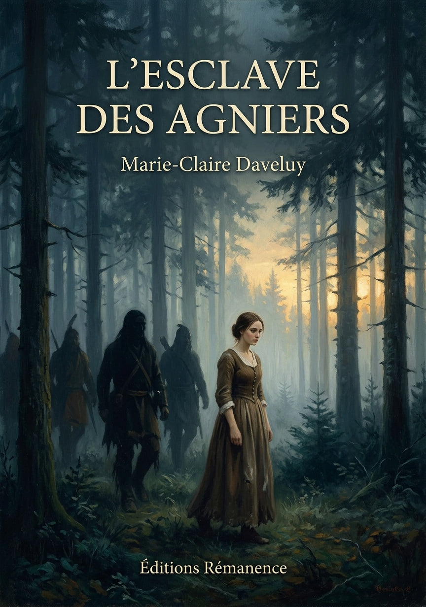 Livre L’esclave des Agniers par Marie-Claire Daveluy - Couverture - Editions Remanence
