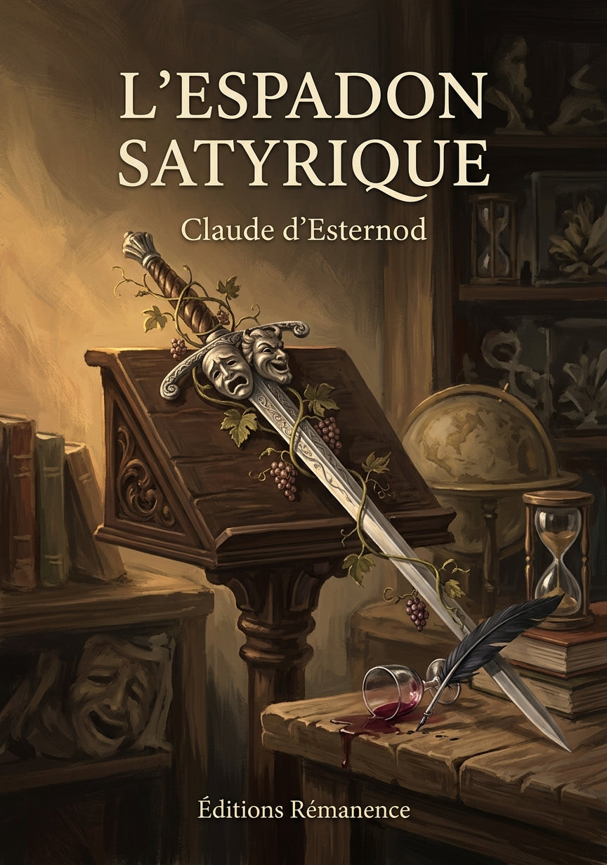 Livre L’Espadon satyrique par Claude d’Esternod - Couverture - Editions Remanence