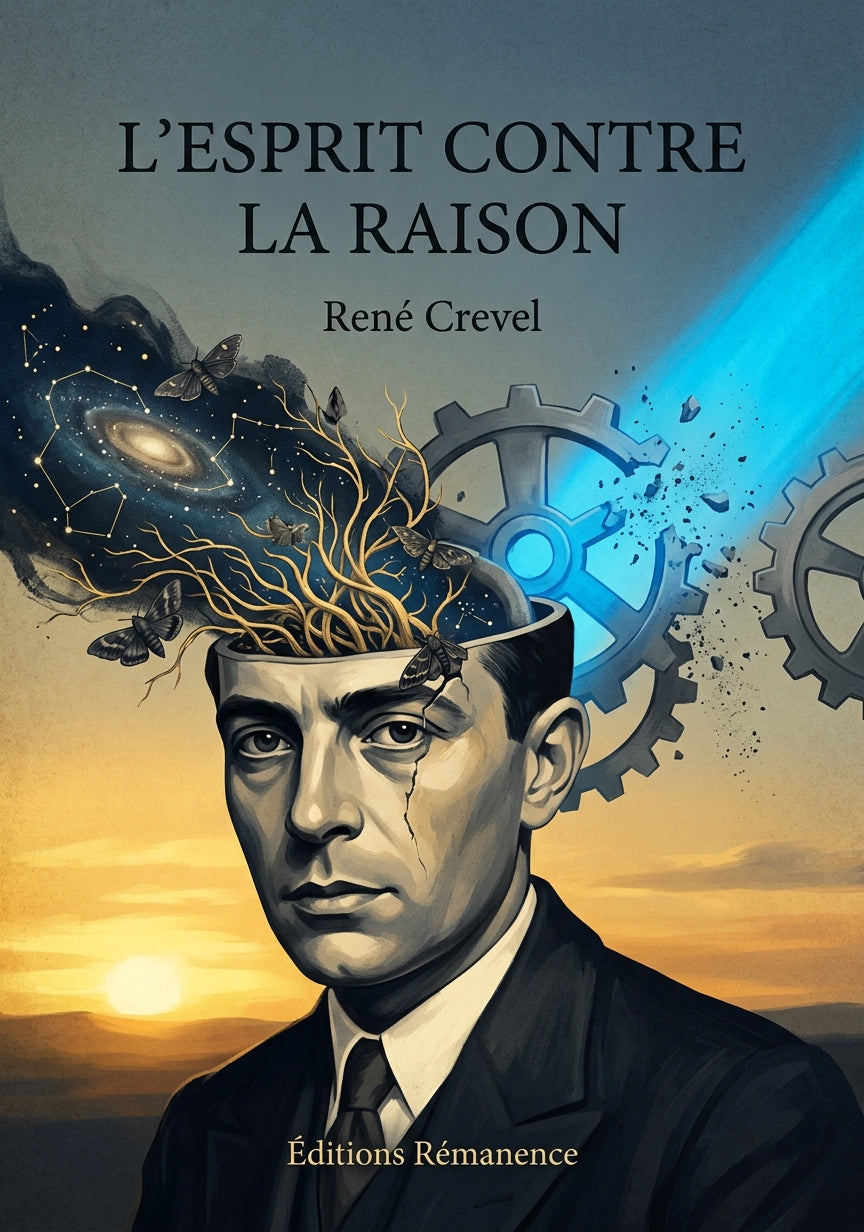 Livre L’Esprit contre la raison par René Crevel - Couverture - Editions Remanence
