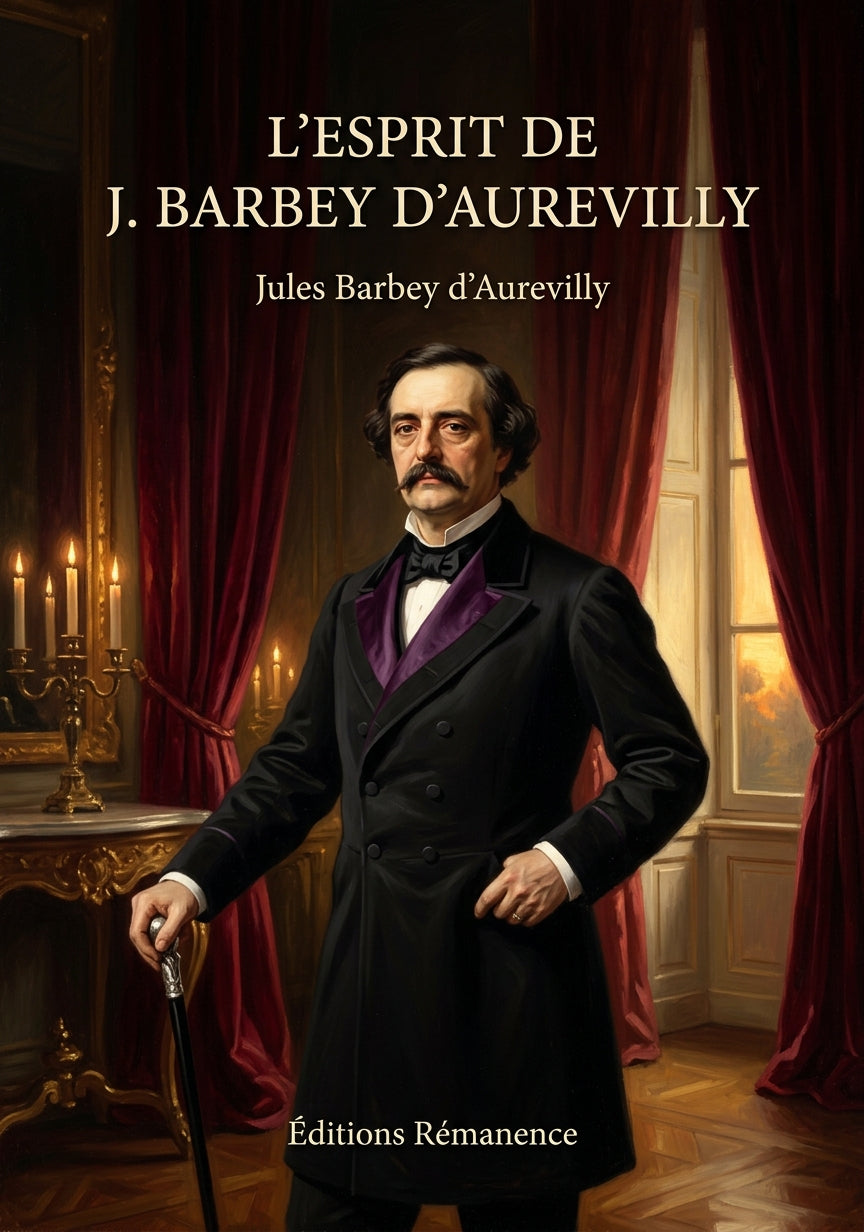 Livre L’Esprit de J. Barbey d’Aurevilly par Jules Barbey d’Aurevilly - Couverture - Editions Remanence