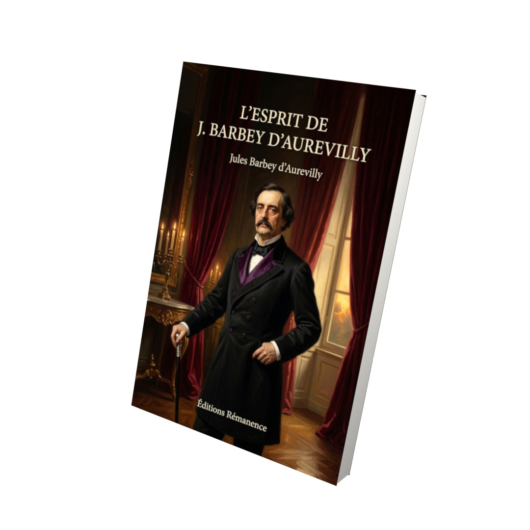 Livre L’Esprit de J. Barbey d’Aurevilly par Jules Barbey d’Aurevilly - Vue 3D - Editions Remanence