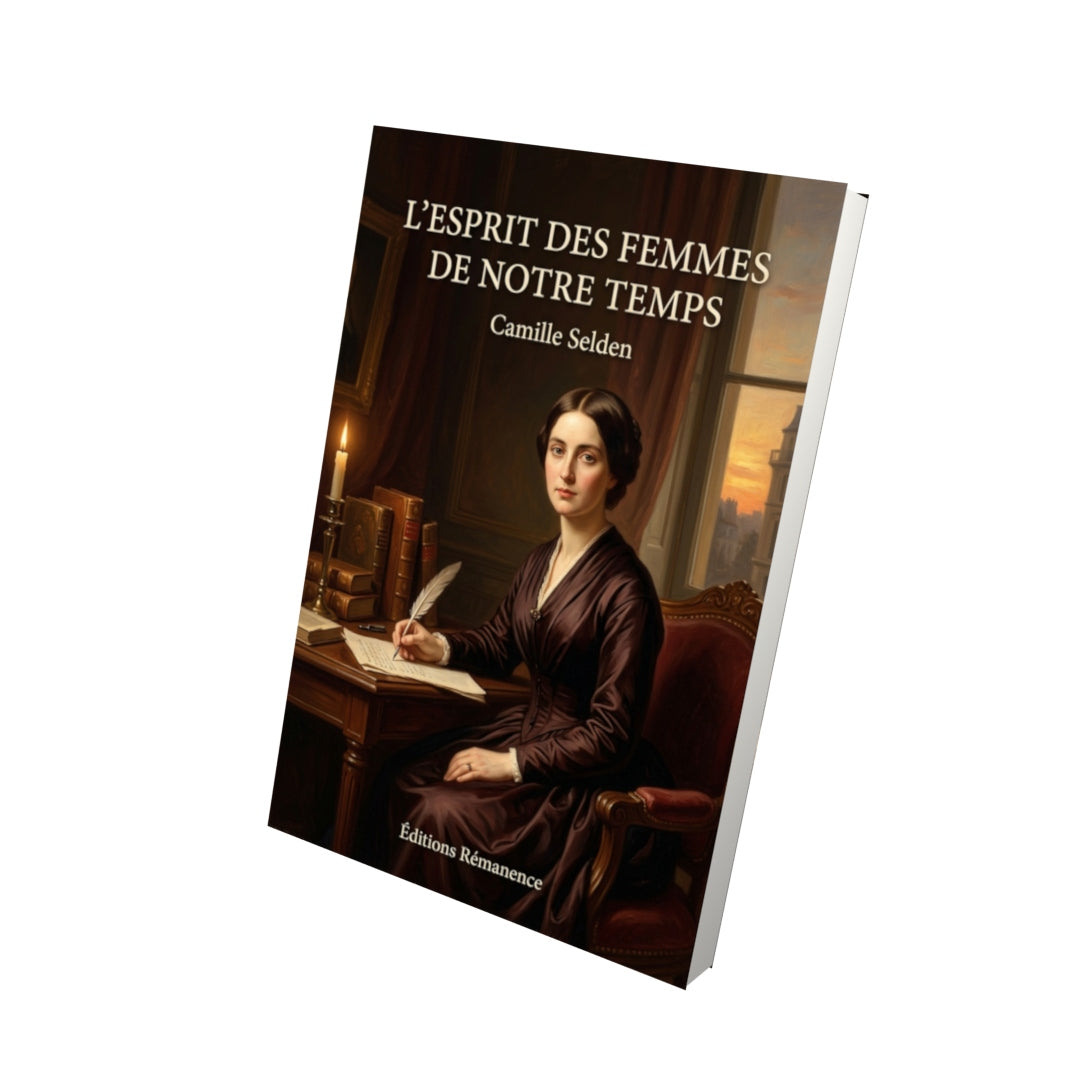 Livre L’Esprit des femmes de notre temps par Camille Selden - Vue 3D - Editions Remanence