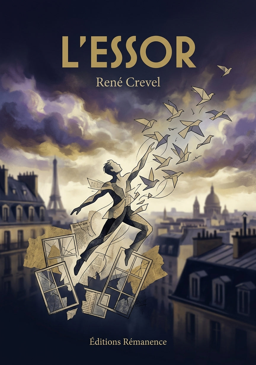 Livre L’Essor par René Crevel - Couverture - Editions Remanence