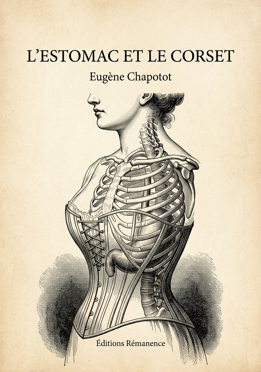 Livre L’Estomac et le Corset par Eugène Chapotot - Couverture - Editions Remanence