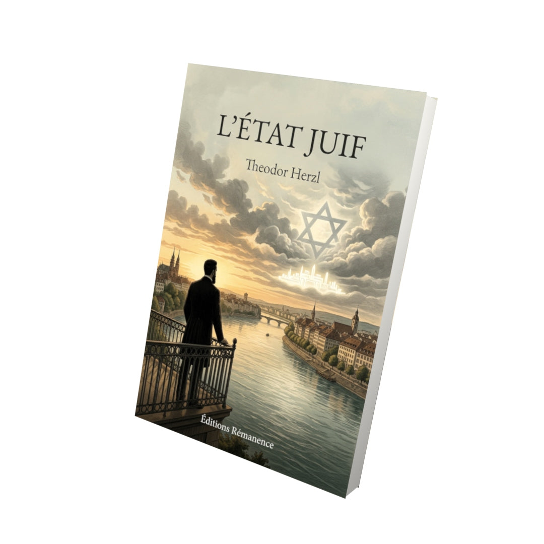 Livre L’État juif par Theodor Herzl - Vue 3D - Editions Remanence