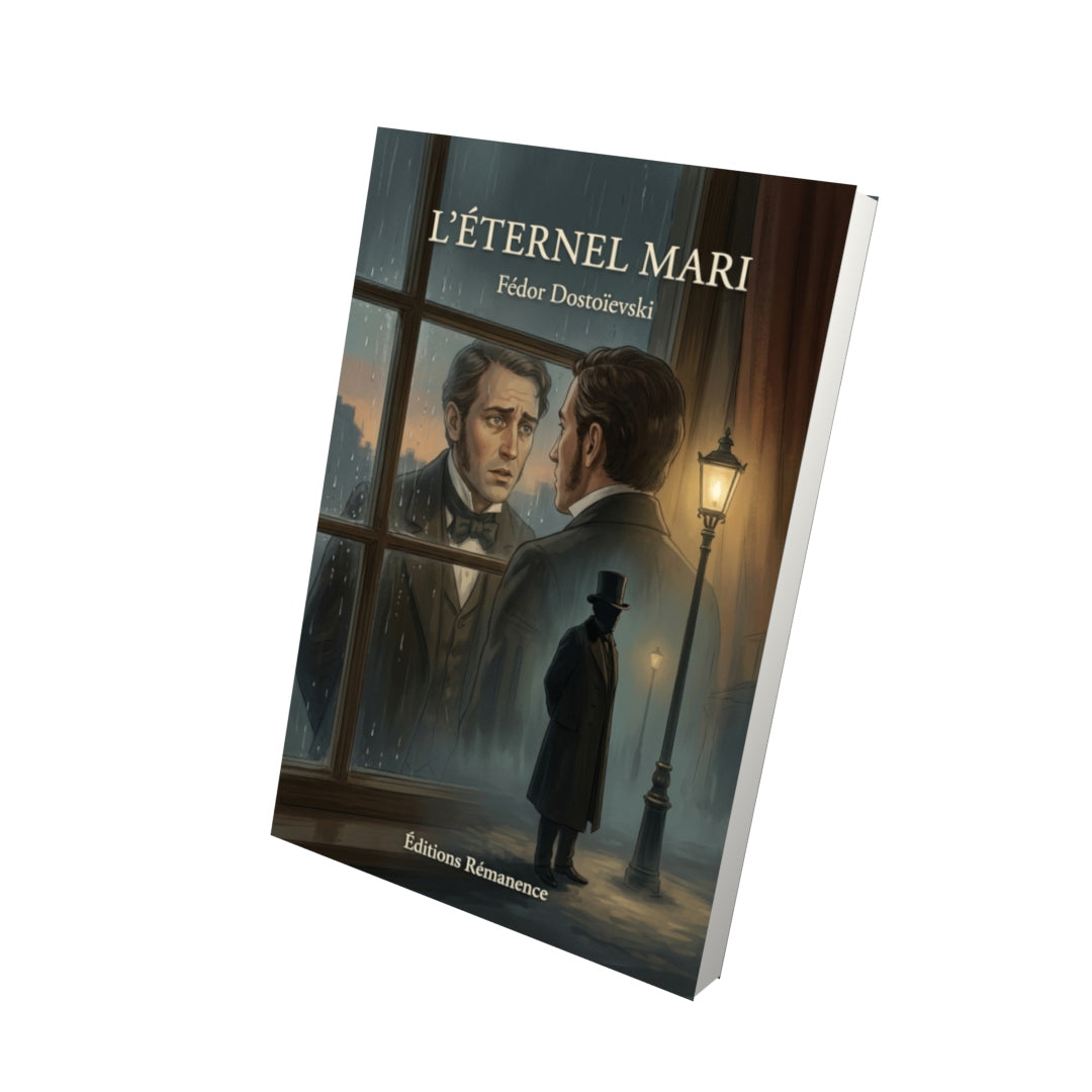 Livre L’Éternel Mari par Fédor Dostoïevski - Vue 3D - Editions Remanence