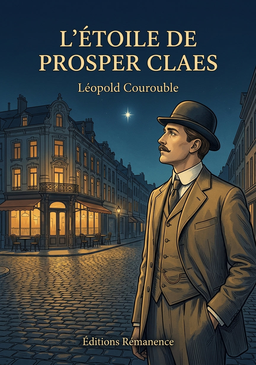 Livre L’Étoile de Prosper Claes par Léopold Courouble - Couverture - Editions Remanence