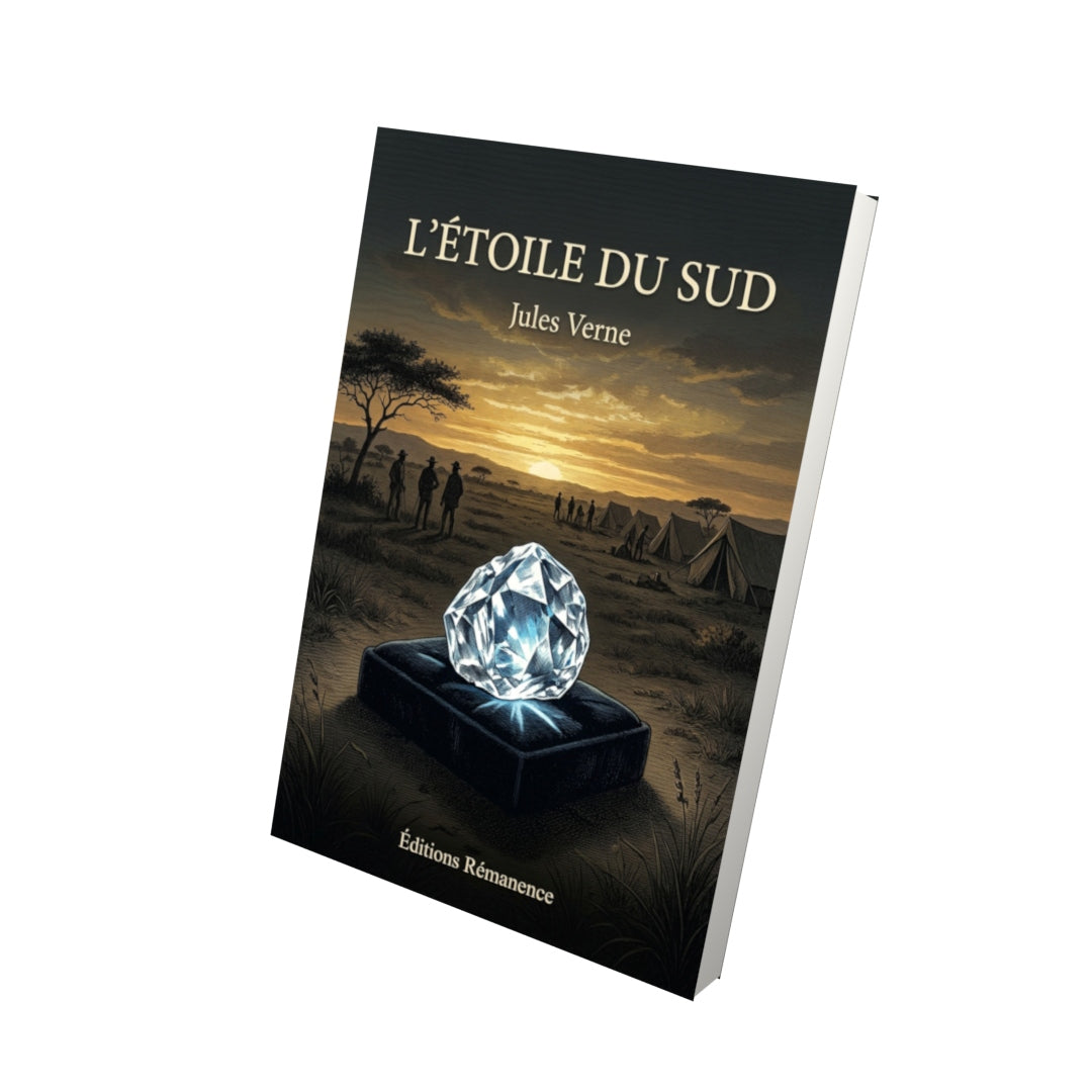 Livre L’Étoile du sud par Jules Verne - Vue 3D - Editions Remanence