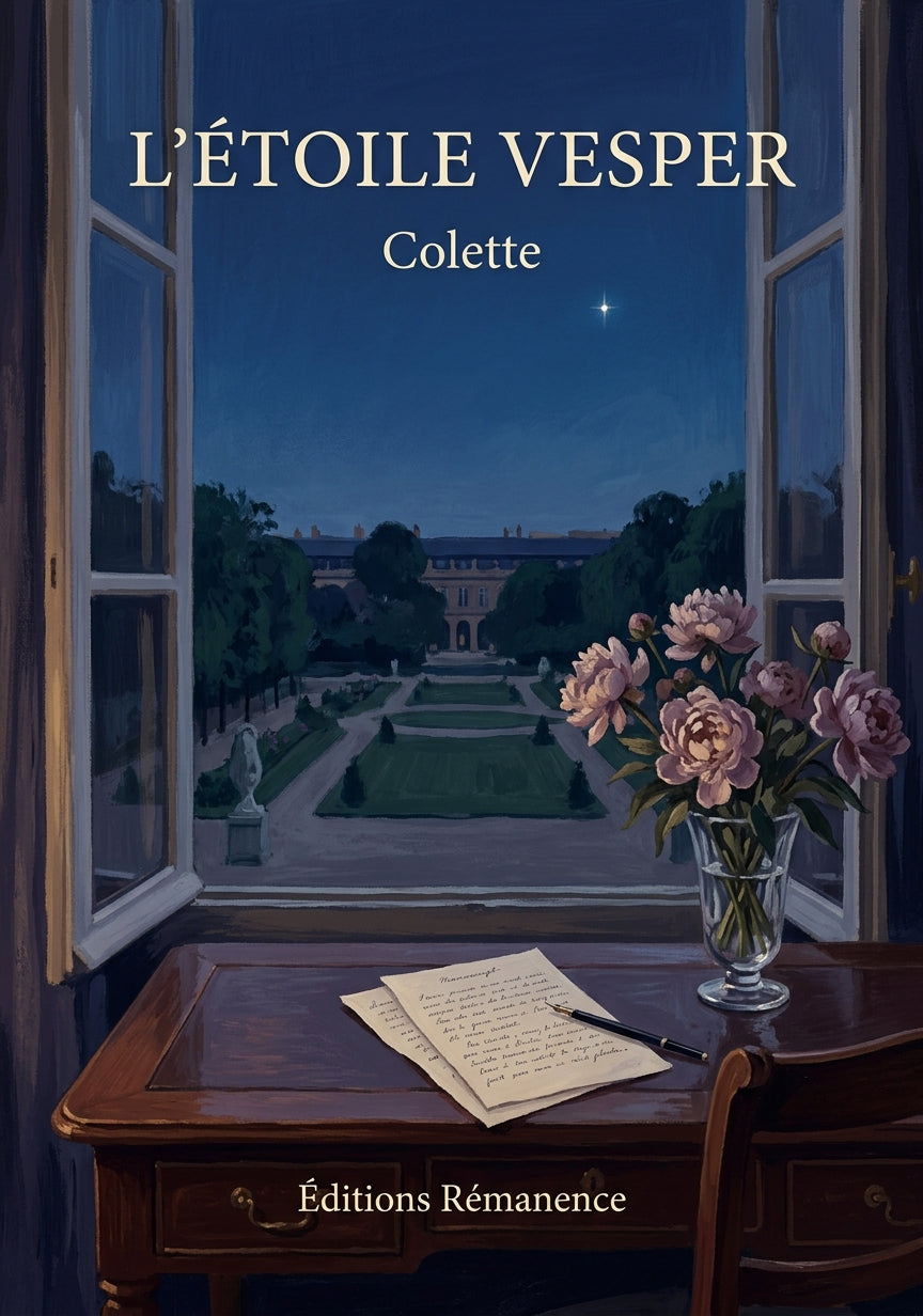 Livre L’Étoile Vesper par Colette - Couverture - Editions Remanence