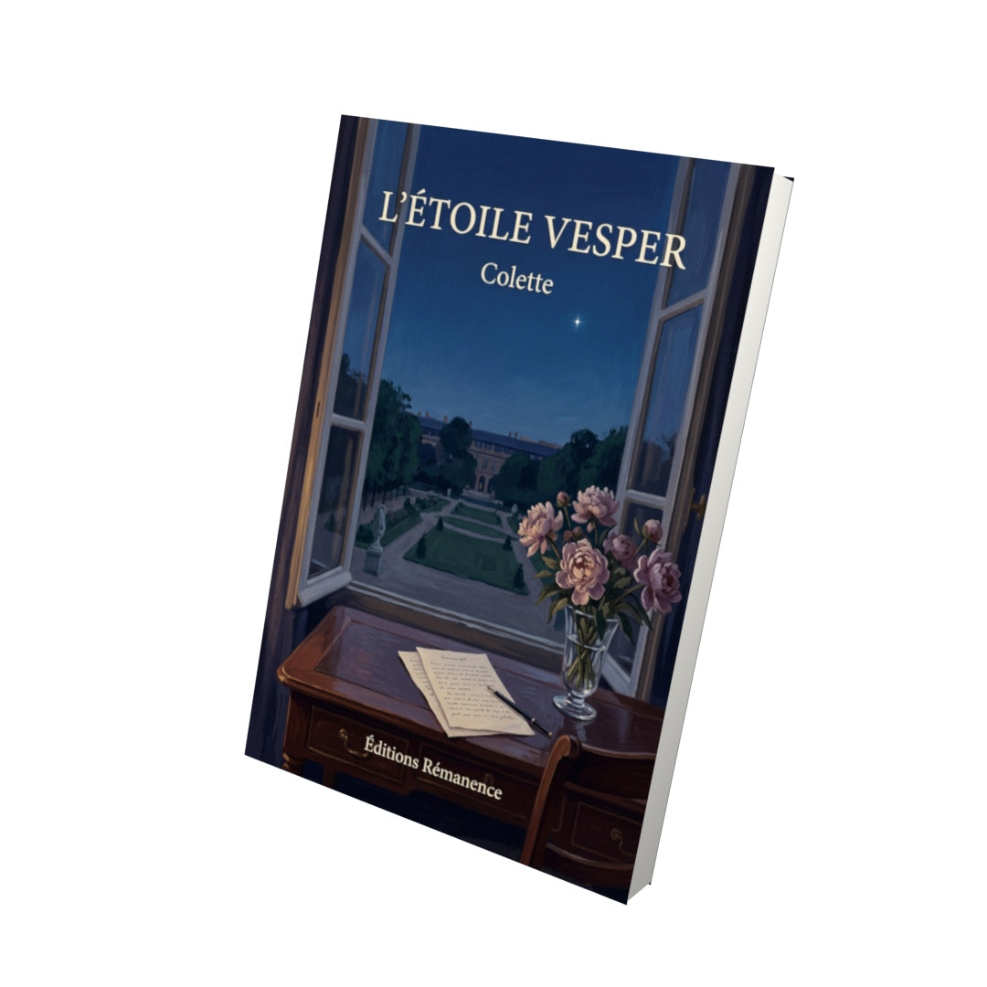 Livre L’Étoile Vesper par Colette - Vue 3D - Editions Remanence