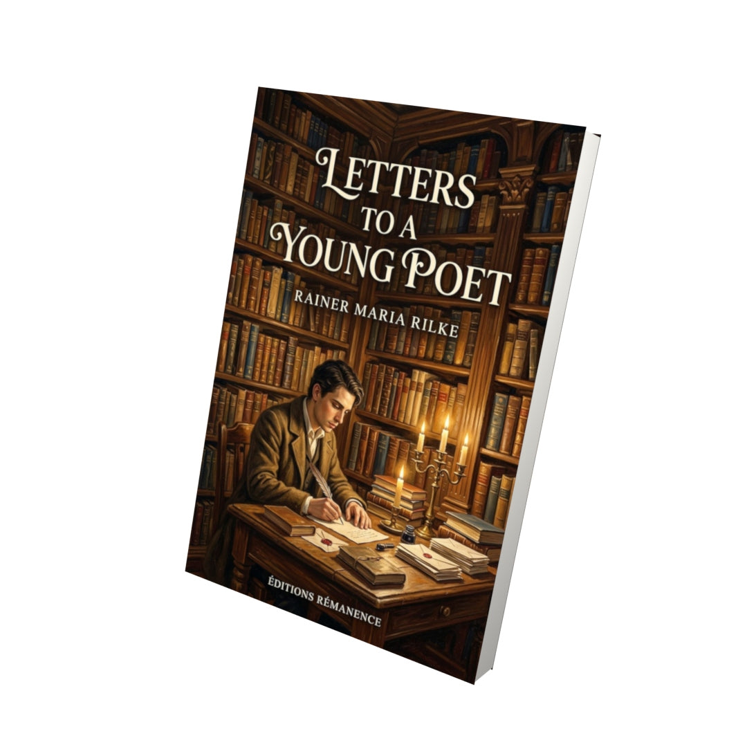 Livre Letters to a Young Poet – Rainer Maria Rilke - Vue 3D - Editions Remanence