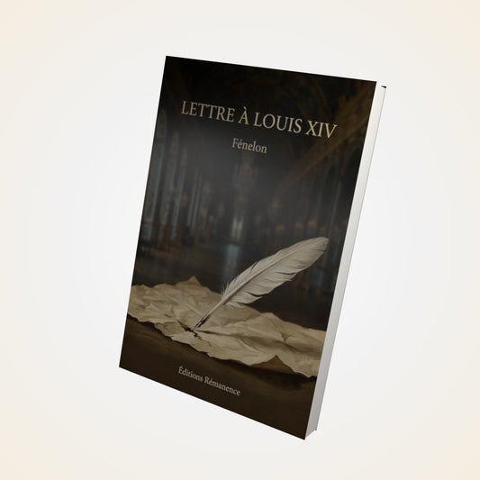 Livre Lettre à Louis XIV - Fénelon - Couverture 3D
