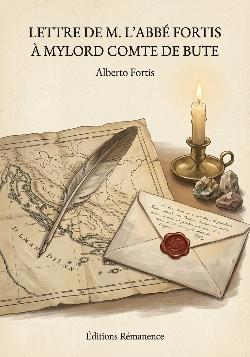 Lettre de m. l'abbé Fortis à mylord comte de Bute - Alberto Fortis (Couverture)