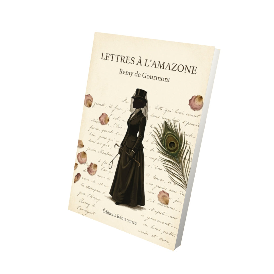 Livre Lettres à l'Amazone - Remy de Gourmont - Vue 3D - Editions Remanence
