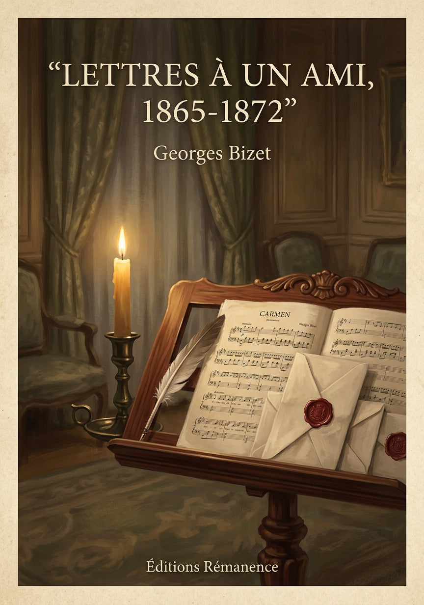 Lettres à un ami, 1865-1872 - Georges Bizet (Couverture)