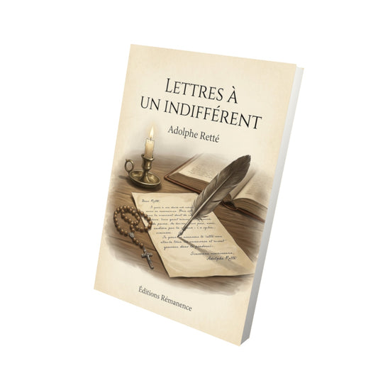 Livre Lettres à un indifférent - Adolphe Retté - Vue 3D - Editions Remanence