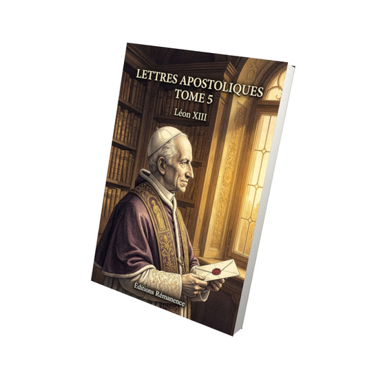Livre Lettres apostoliques Tome 5 - Léon XIII - Vue 3D - Editions Remanence
