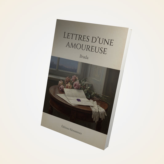 Livre Lettres d'une amoureuse - Brada - Couverture 3D