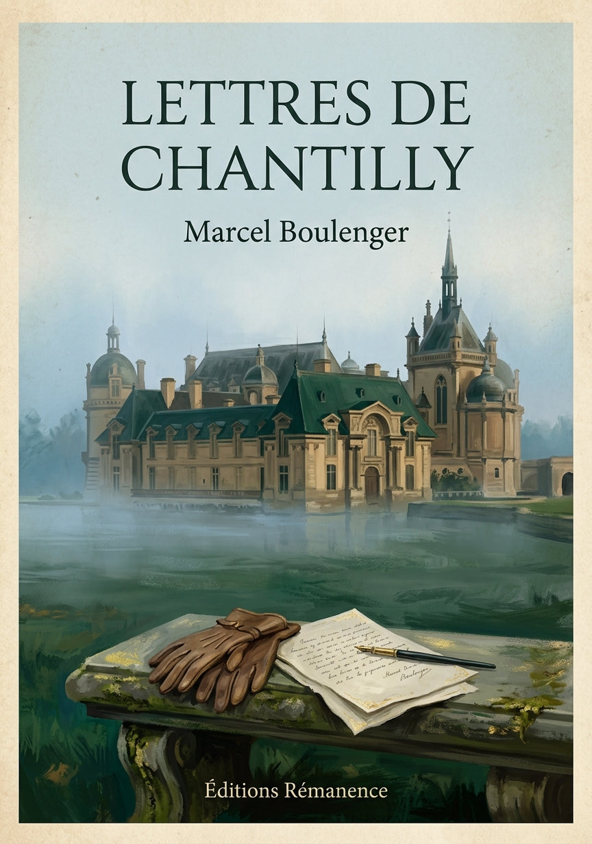 Lettres de Chantilly - Marcel Boulenger (Couverture)