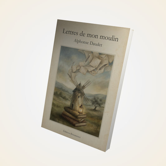Livre Lettres de mon moulin - Alphonse Daudet - Couverture 3D