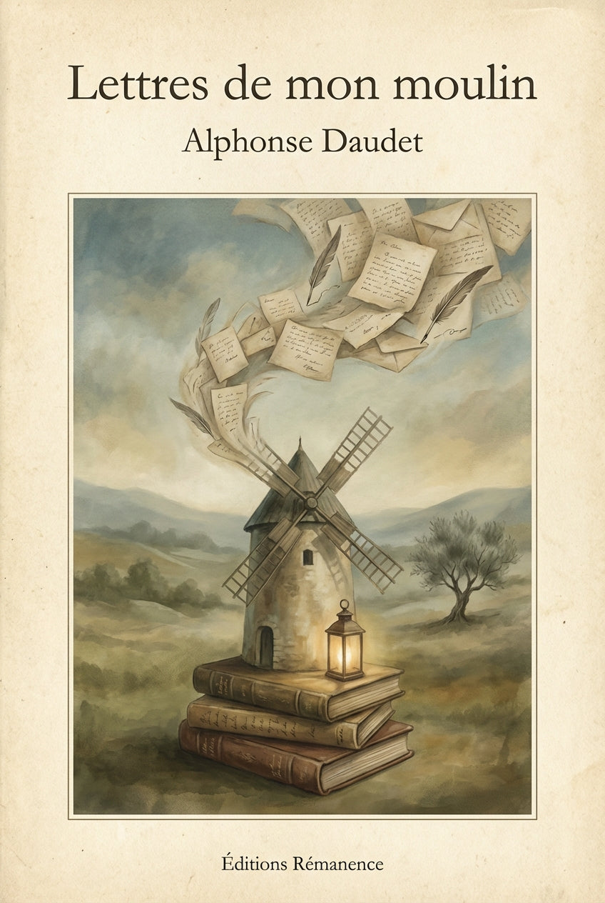 Couverture classique du livre Lettres de mon moulin d'Alphonse Daudet