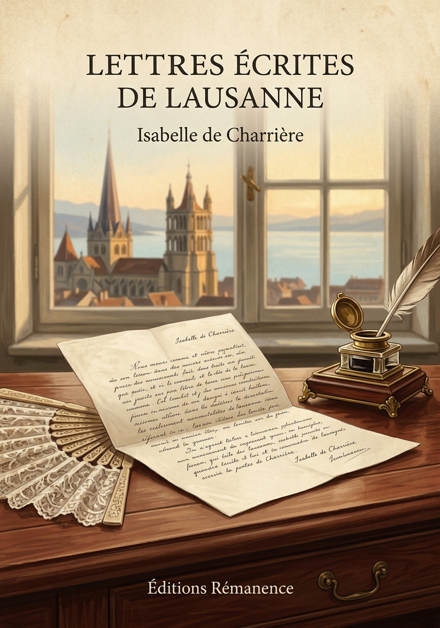 Lettres écrites de Lausanne - Isabelle de Charrière (Couverture)