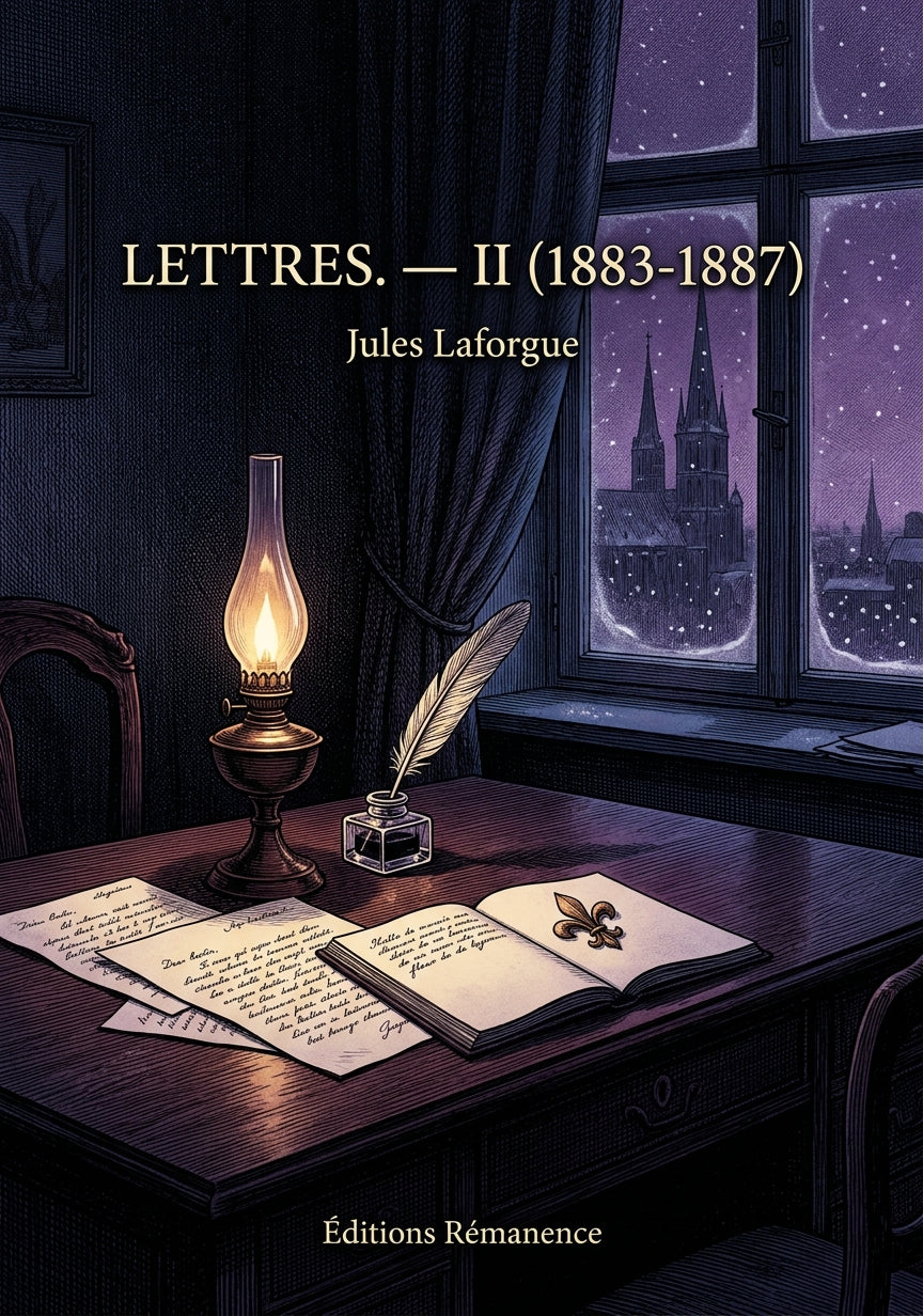 Livre Lettres. — II (1883-1887) par Jules Laforgue - Couverture - Editions Remanence