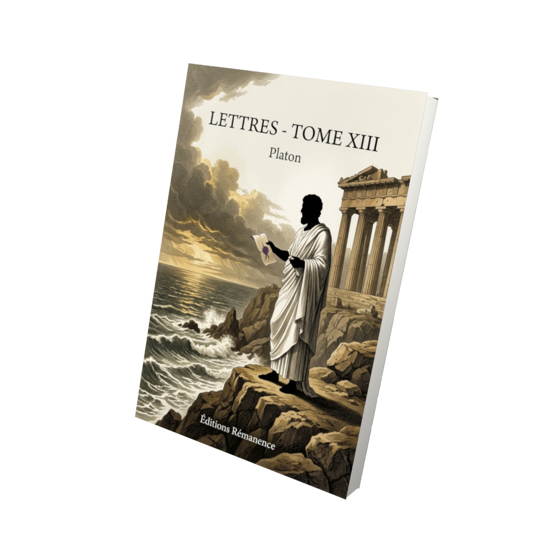 Livre Lettres - Tome XIII par Platon - Vue 3D - Editions Remanence