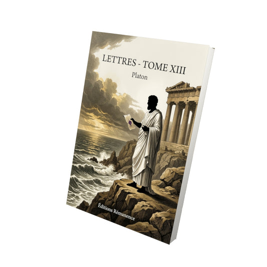 Livre Lettres - Tome XIII par Platon - Vue 3D - Editions Remanence