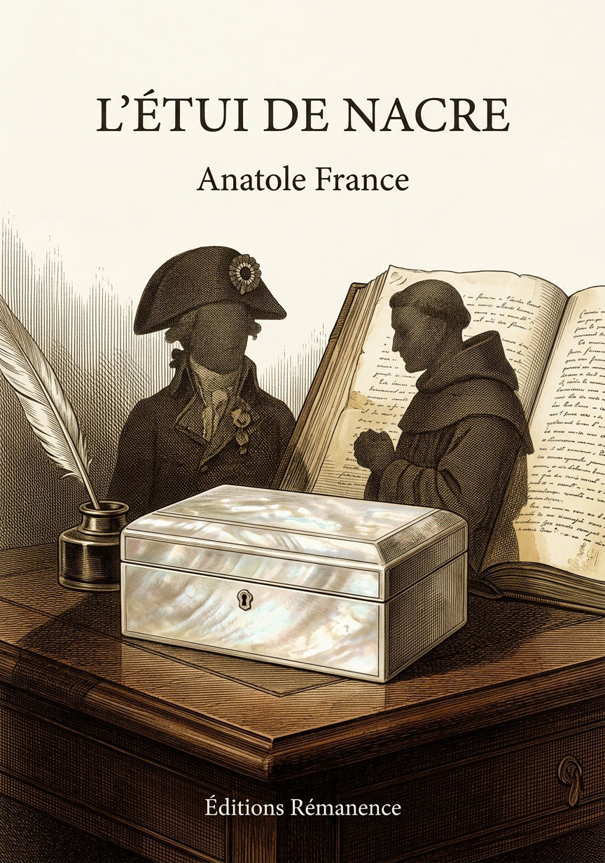 Livre L’Étui de nacre par Anatole France - Couverture - Editions Remanence