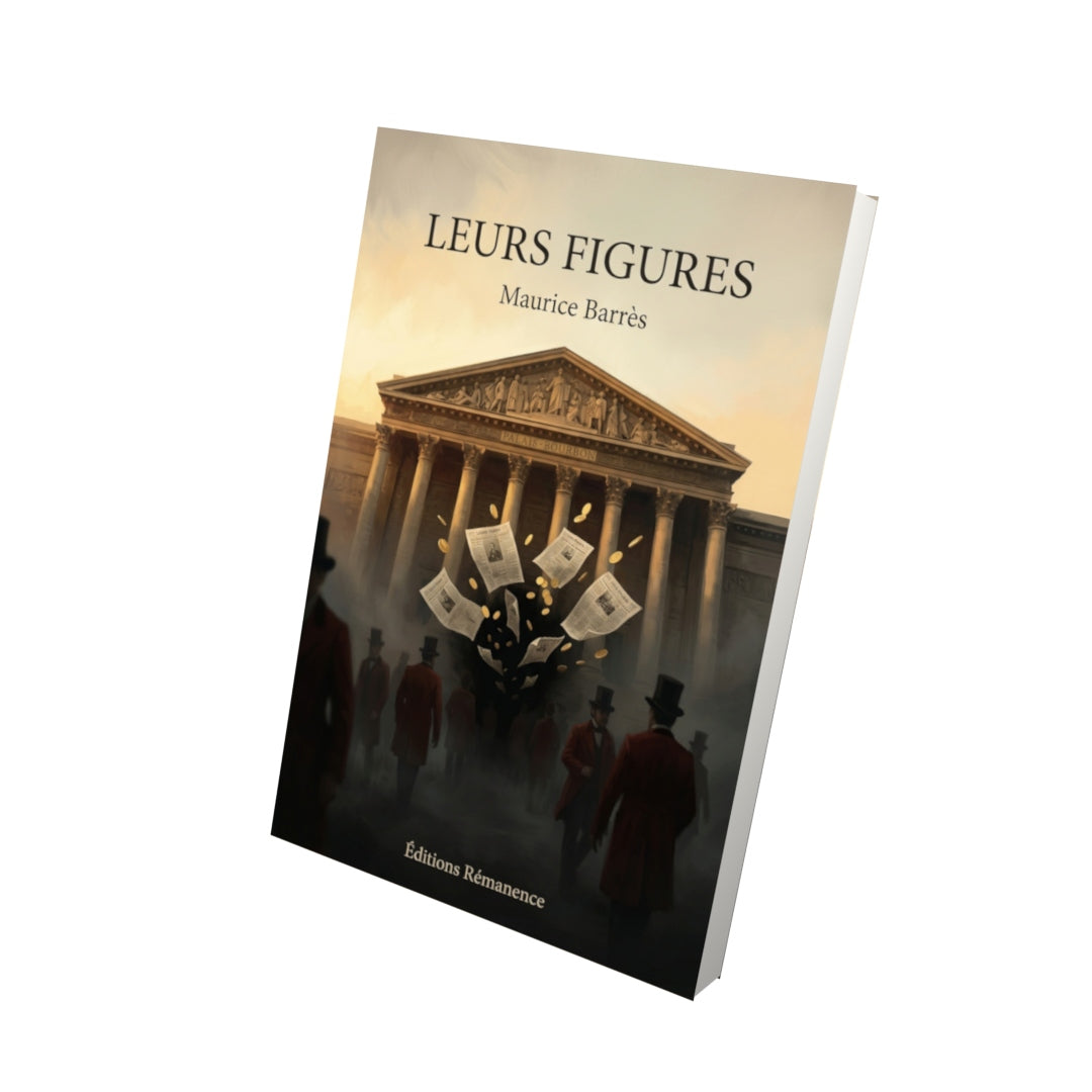 Livre Leurs figures par Maurice Barrès - Vue 3D - Editions Remanence