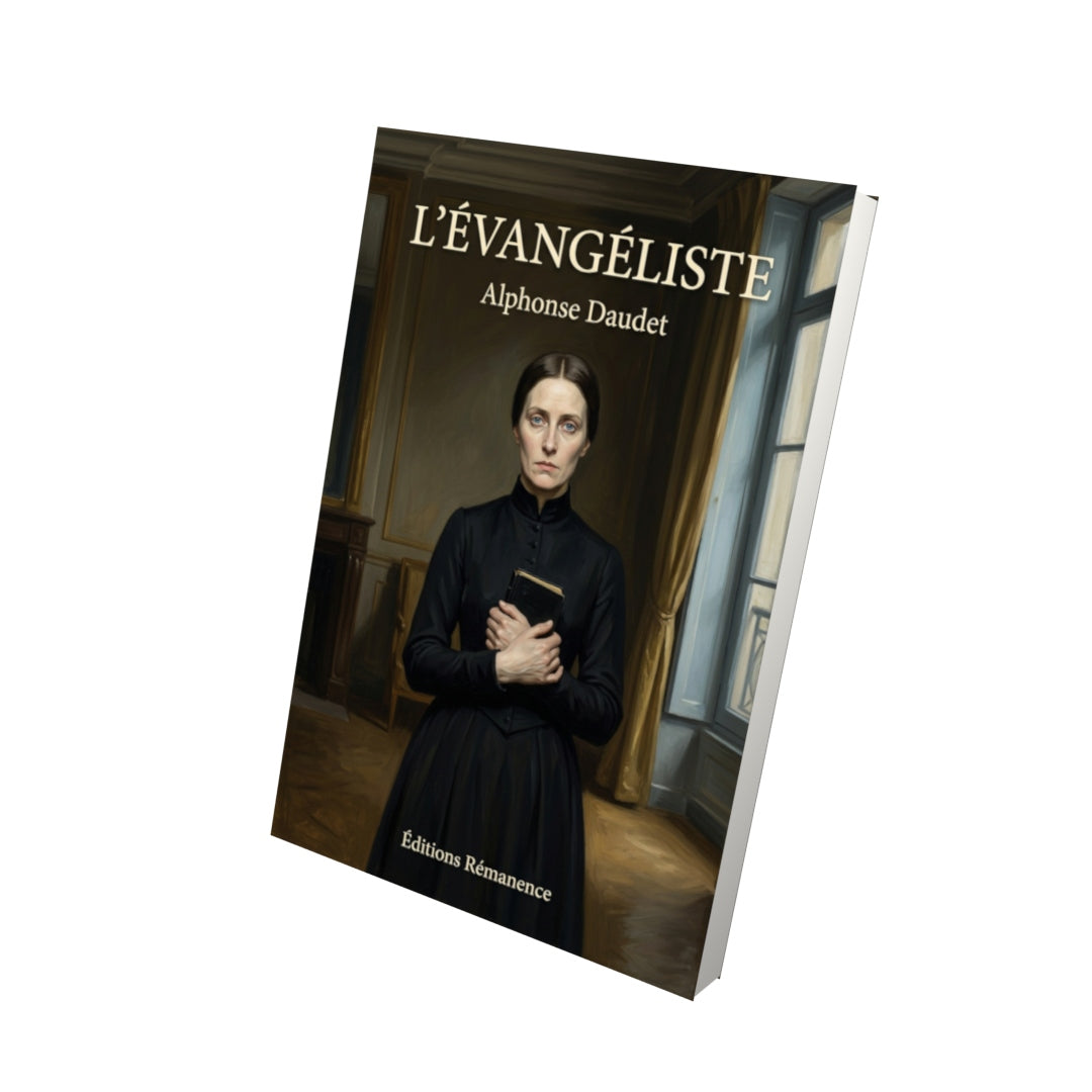 Livre L’Évangéliste par Alphonse Daudet - Vue 3D - Editions Remanence