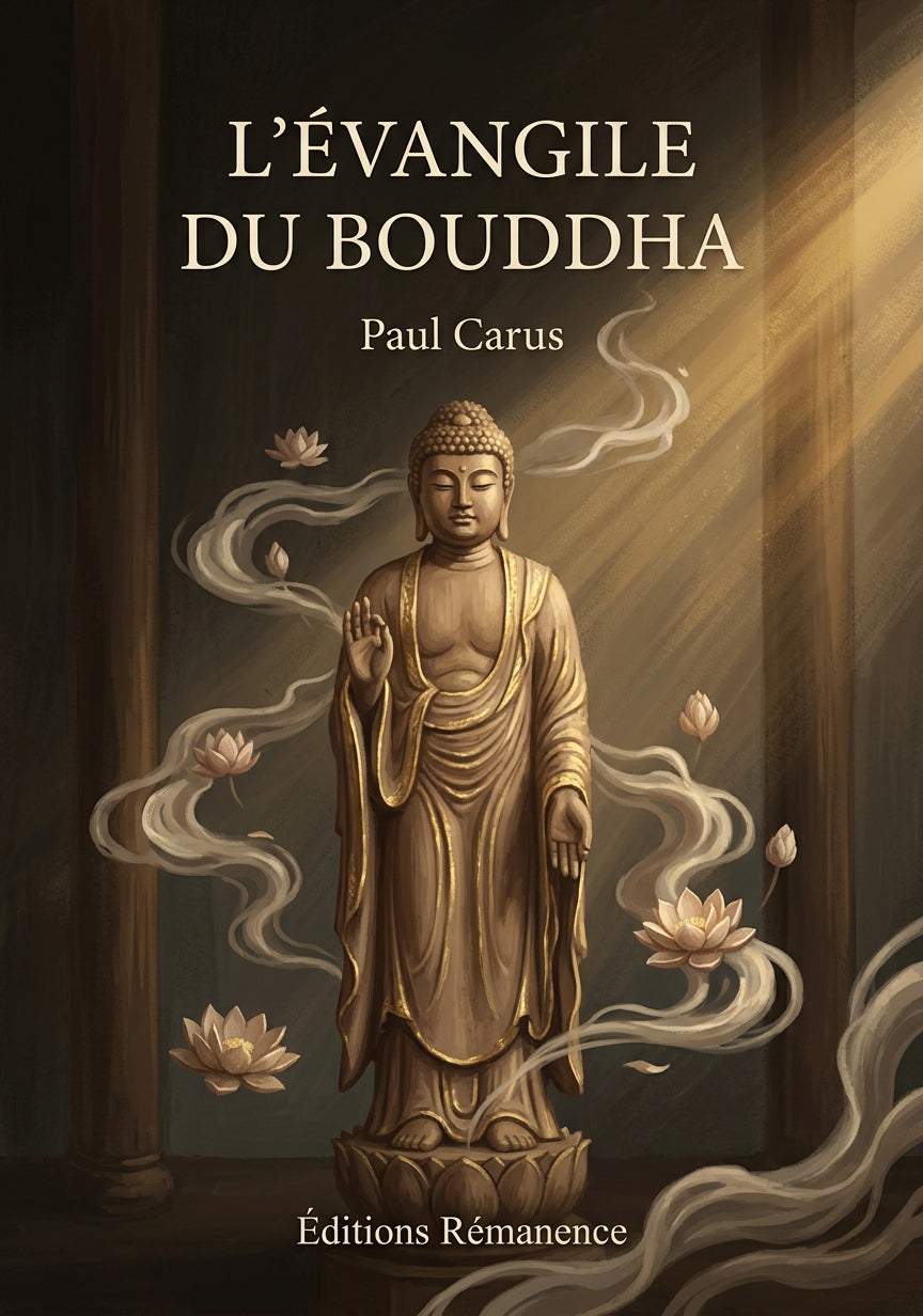 Livre L’Évangile du Bouddha par Paul Carus - Couverture - Editions Remanence