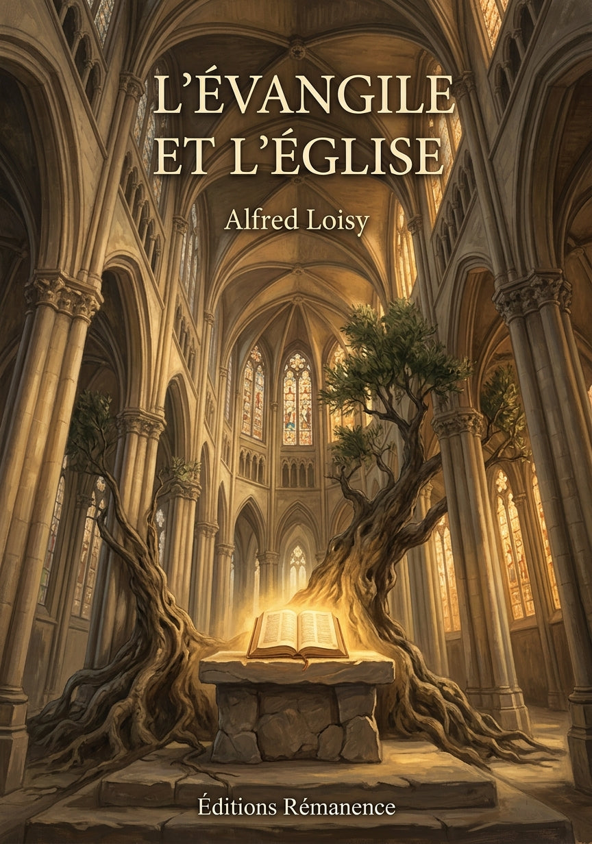 Livre L’Évangile et l’Église par Alfred Loisy - Couverture - Editions Remanence
