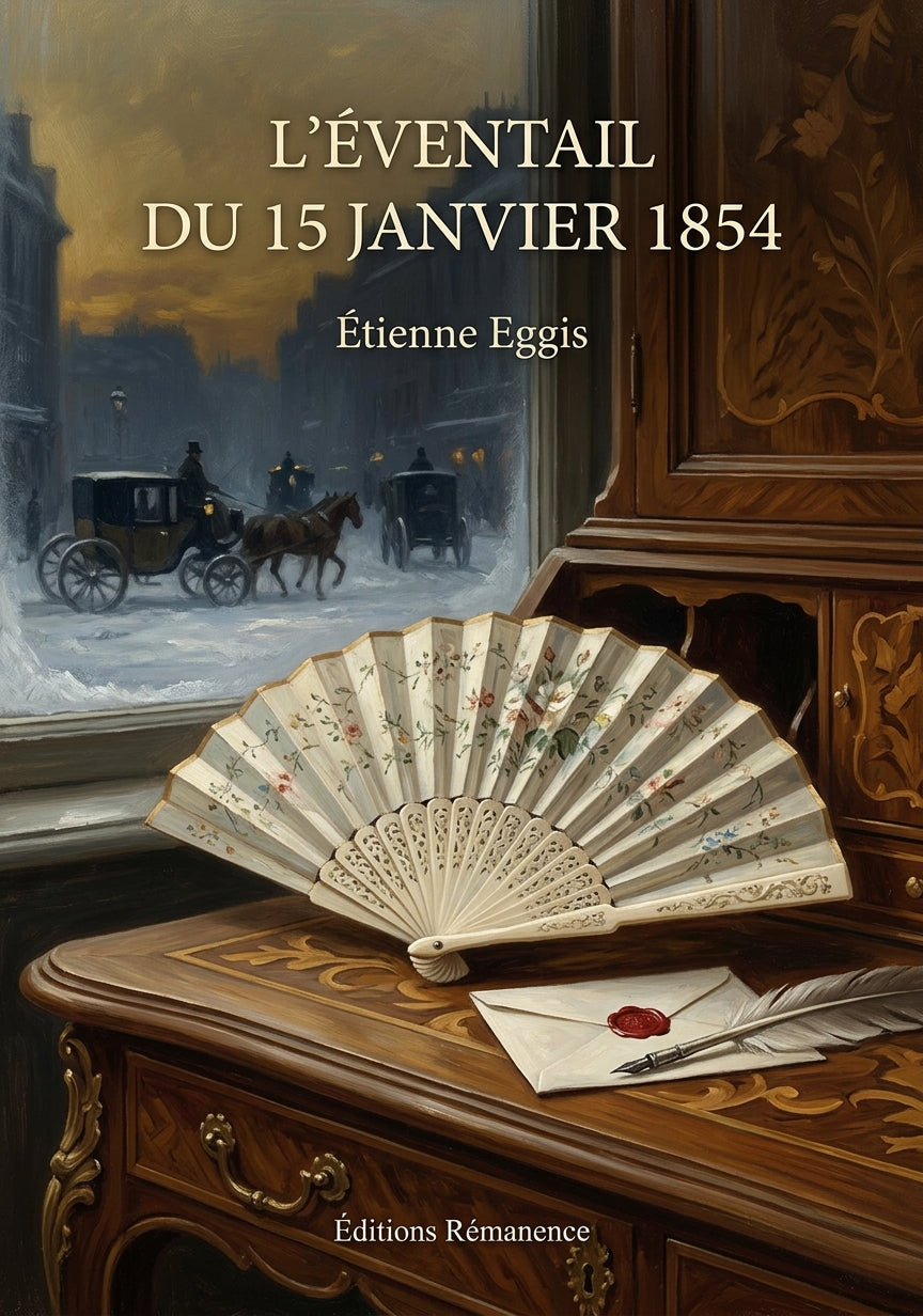 Livre L’Éventail du 15 janvier 1854 par Étienne Eggis - Couverture - Editions Remanence
