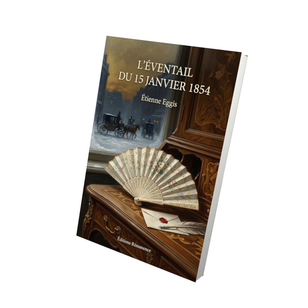Livre L’Éventail du 15 janvier 1854 par Étienne Eggis - Vue 3D - Editions Remanence