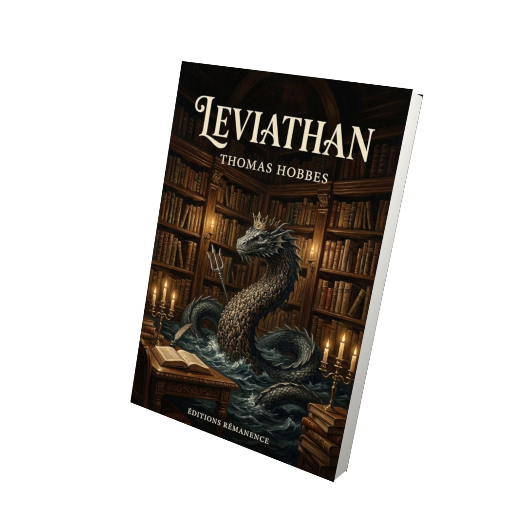 Livre Leviathan – Thomas Hobbes - Vue 3D - Editions Remanence