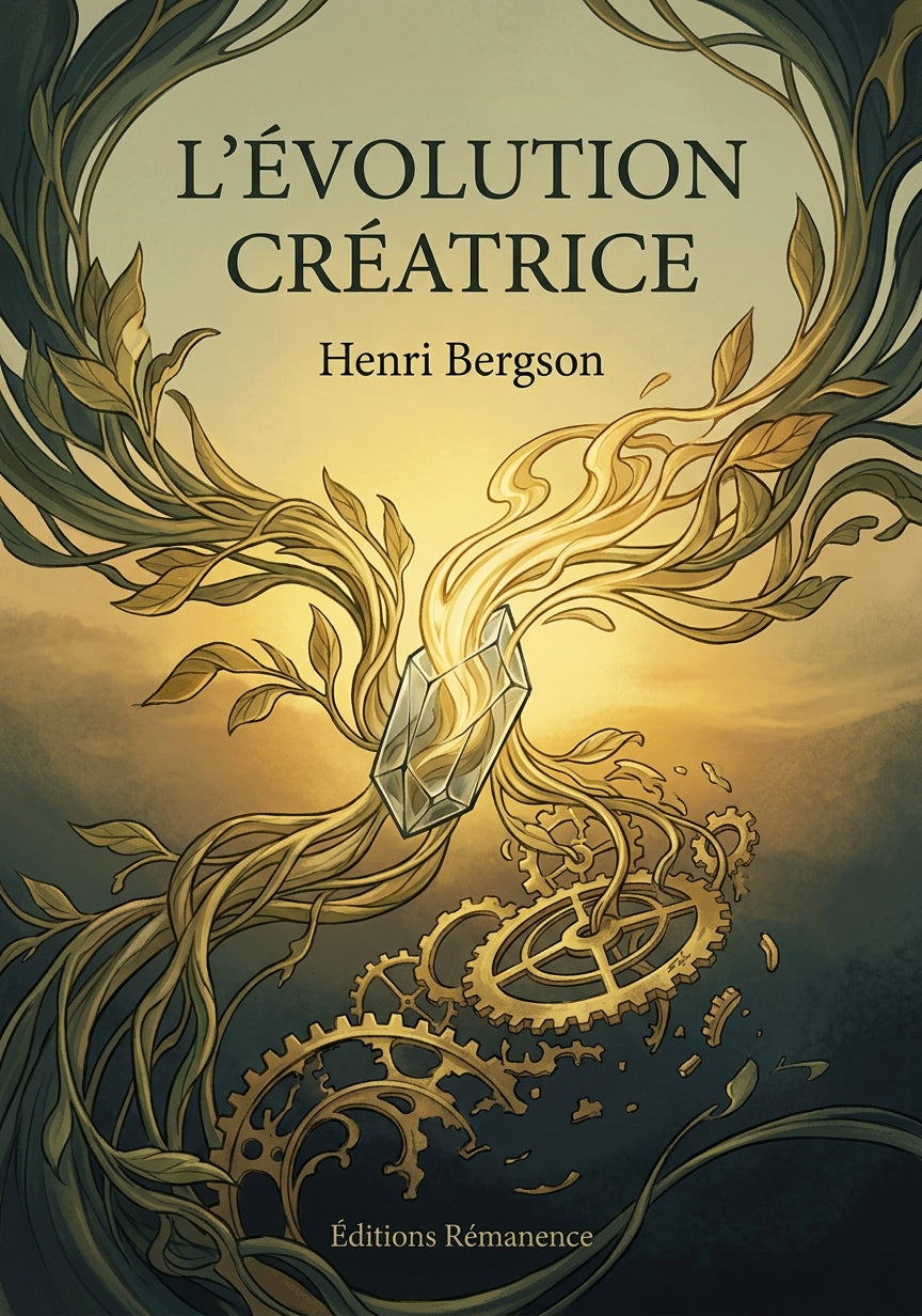 Livre L’Évolution créatrice par Henri Bergson - Couverture - Editions Remanence