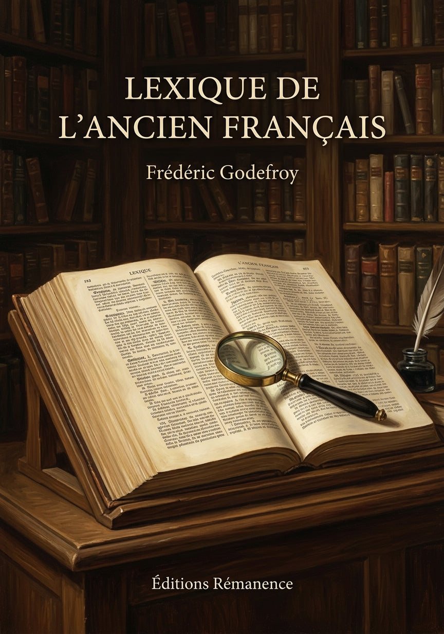 Livre Lexique de l’ancien français par Frédéric Godefroy - Couverture - Editions Remanence