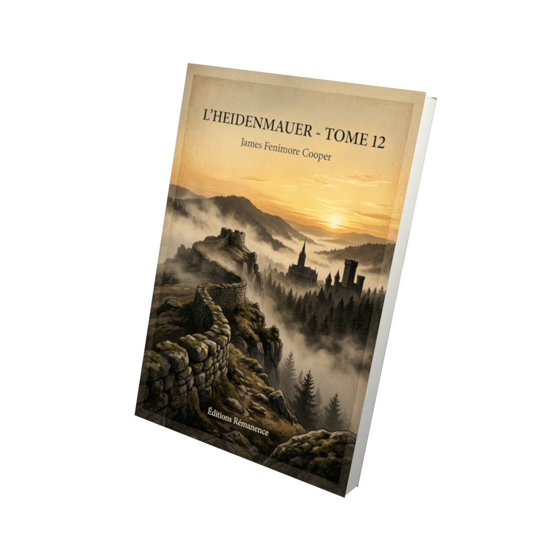 Livre L’Heidenmauer - Tome 12 par James Fenimore Cooper - Vue 3D - Editions Remanence